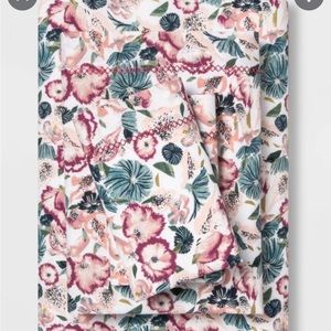 Opalhouse floral easy care percale cotton sheet set - Queen